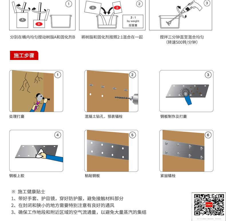 包钢临武粘钢加固施工过程